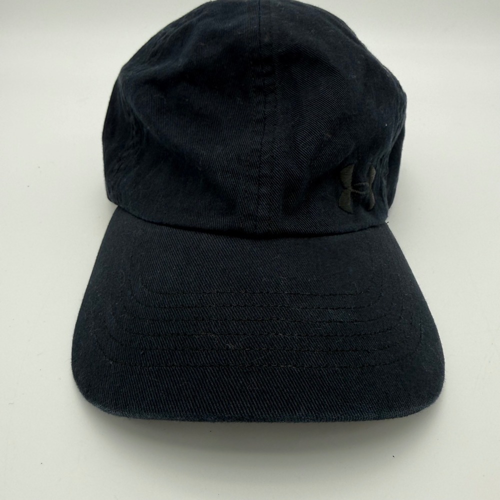 Under Armour Baseball Cap Womens OSFA Black Adjustable Logo Hat